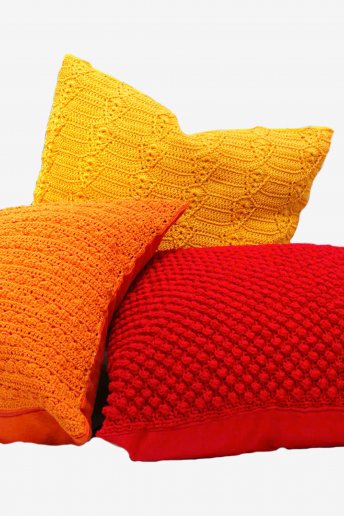 Yellow Cushion Cover - pattern