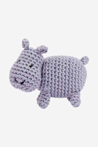 Hippopotame - motif crochet