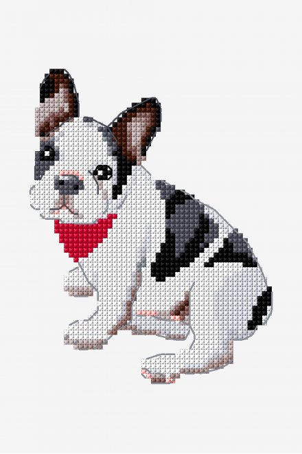 French Bulldog - pattern - Free Cross Stitch Patterns