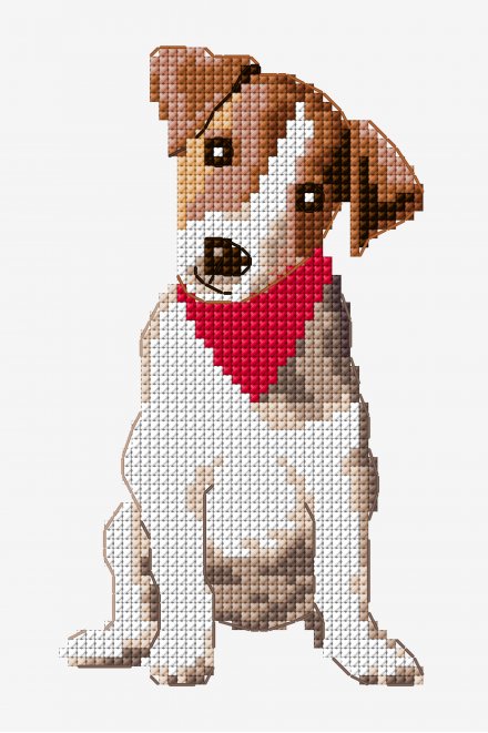 Jack Russell Terrier - pattern - Free Cross Stitch Patterns