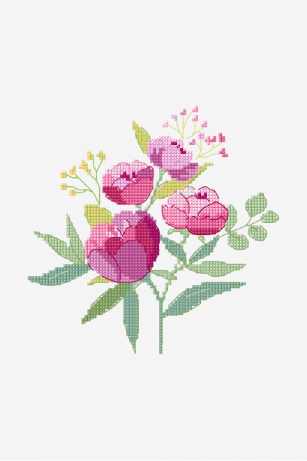 Peony Bouquet - Pattern