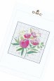  Bouquet de pivoines - Motif point de croix thumbnail