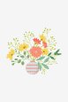 Floraison estivale - Motif point de croix thumbnail