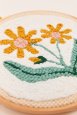 Rudbeckia doré - Punch Needle - Motif loisirs créatifs thumbnail