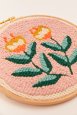 Floraison estivale - Punch Needle - motif loisirs créatifs thumbnail