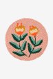 Floraison estivale - Punch Needle - motif loisirs créatifs thumbnail