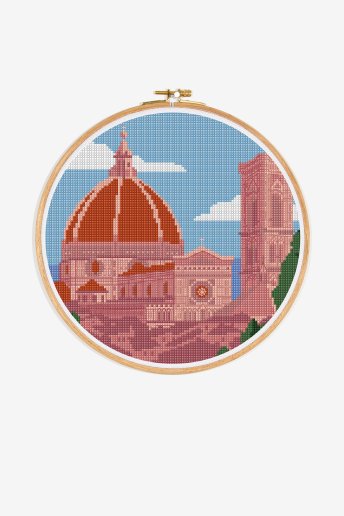 Florence - Motif point de croix