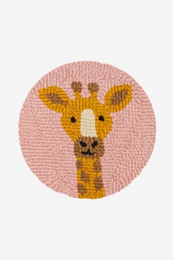 Punchneedle Animals - Giraffe