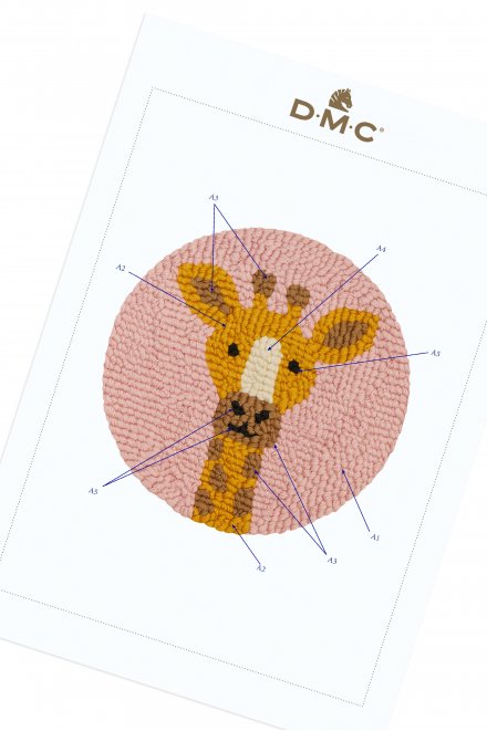 Girafa - Punch Needle