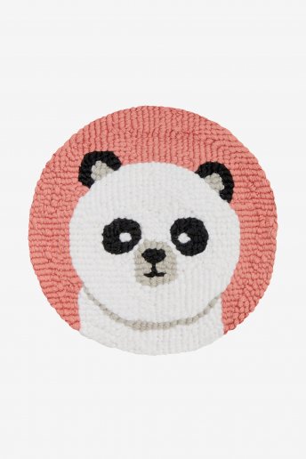 Punchneedle Animals - Panda