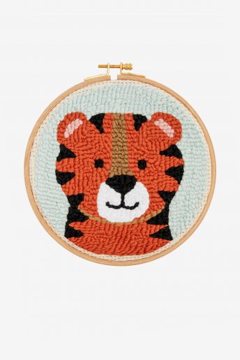 Punchneedle Animals - Tiger