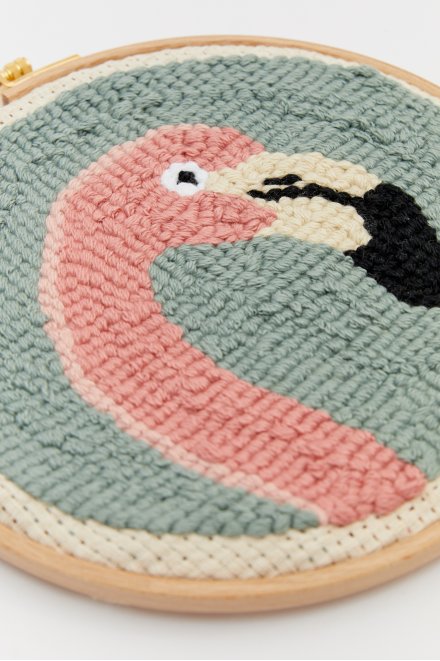 Flamingo - Punch Needle
