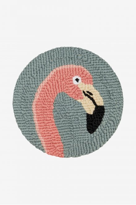 Punchneedle Animals - Flamingo