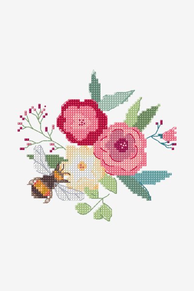 2002 Floral Monograms counted cross stitch chart Floral Alphabet Letters Sampler Cross Stitch Pattern Cross Stitch