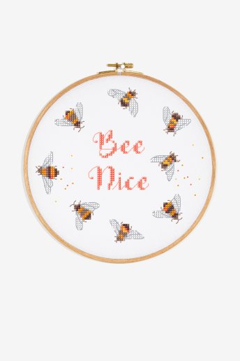 Bee Nice - Motif de point de croix