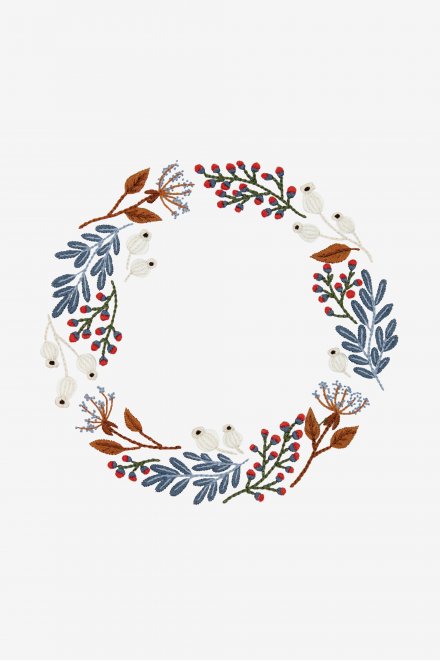 Icy Winter Wreath - Pattern