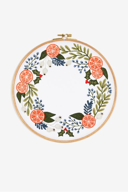 Christmas Clementine Wreath - Pattern