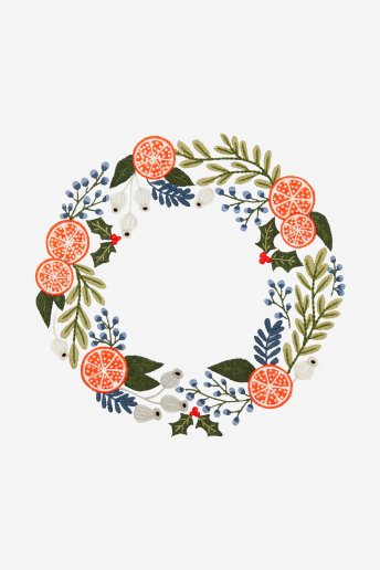 Christmas Clementine Wreath - Pattern