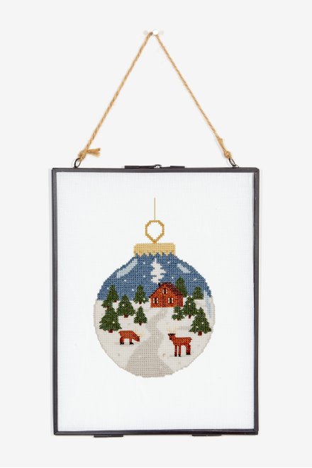 Winterlandschaft - Zählvorlage