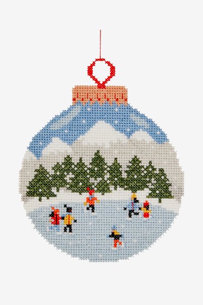 Instant Download PDF Counted embroidery Cross stitch pattern Bauble 25 Digital pattern PDF printable PDF pattern Needlepoint