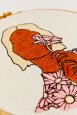 Mujer con flores - Diagrama de bordado thumbnail