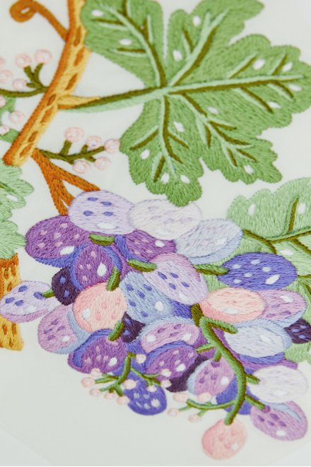 Uvas - Desenho de bordado