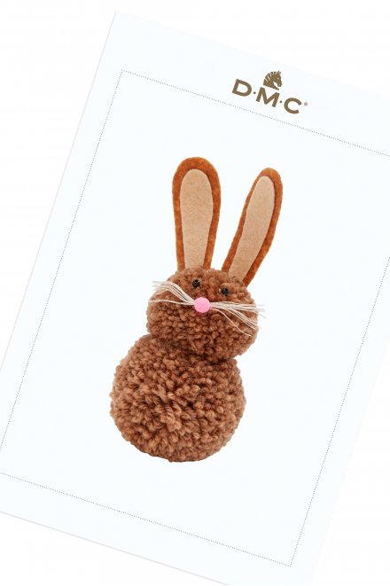 Coniglietto di Pasqua (marrone) - Pompon