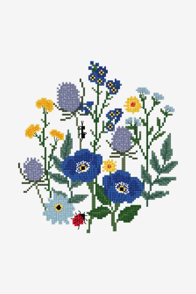 crossstitch gift idea Funny cross stitch pattern wall home decor instant download PDF chart flower embroidery pattern