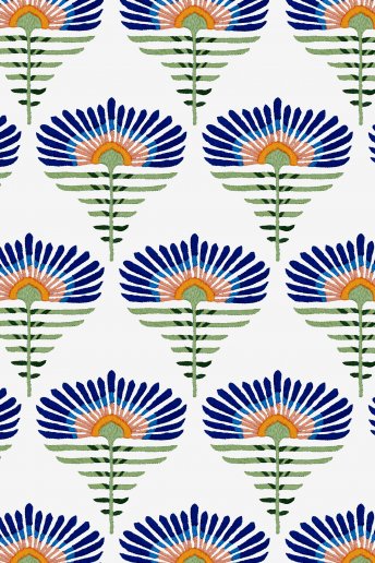 Aster Flowers - Pattern
