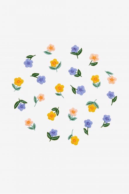 Confetti Flowers - Pattern