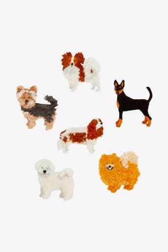Toy dogs - Traditional Embroidery
