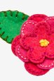 Broche de flores rosa thumbnail