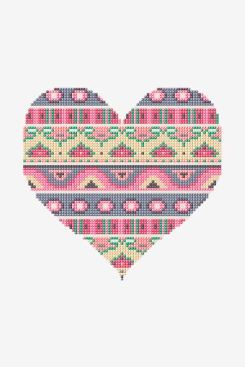 Heart - Cross Stitch Pattern