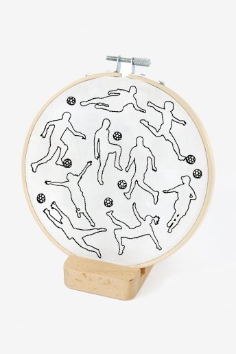 Fußballspieler - Stickmotiv