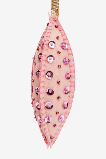 Guirlande de perles ovales - motif loisirs créatifs