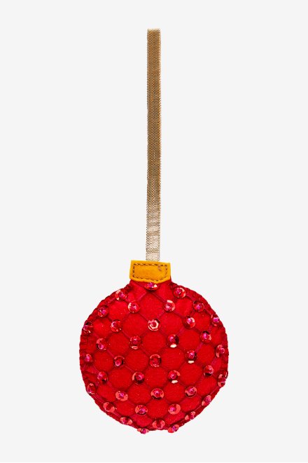 Guirlande de paillettes rouges - motif loisirs créatifs
