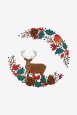 Paseo de Navidad en la Naturaelza - Diagrama de bordado thumbnail