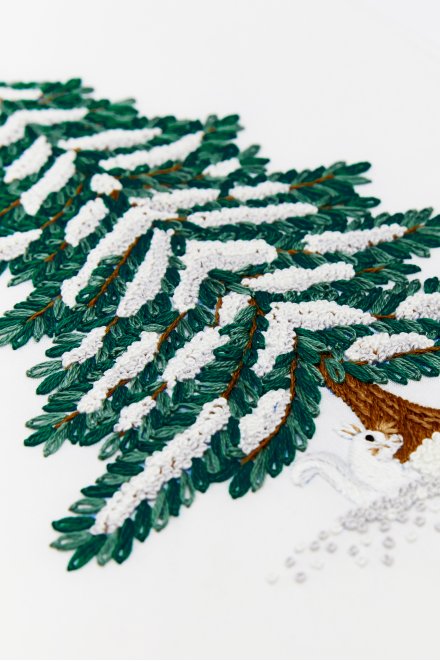 Snowy Fir Tree - Pattern