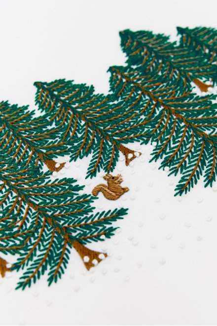 Foresta innevata - Schema