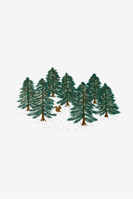 Snowy Forest - Pattern
