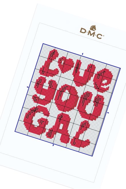 Love You Gal - Zählvorlage