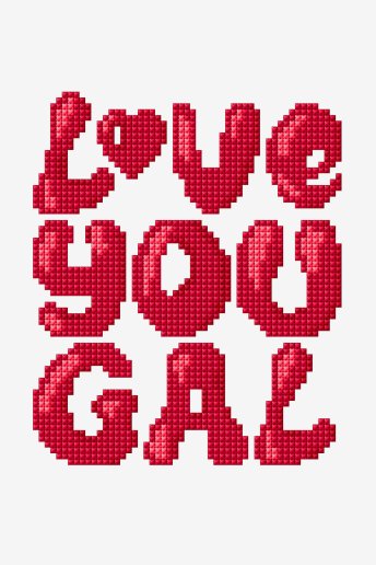 Love You Gal - pattern