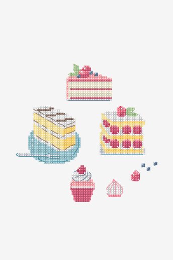 Fruity Cookies - Cross Stitch Pattern