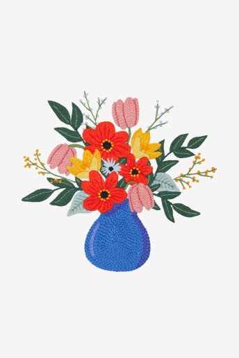 Bright Bouquet - 刺しゅう図案