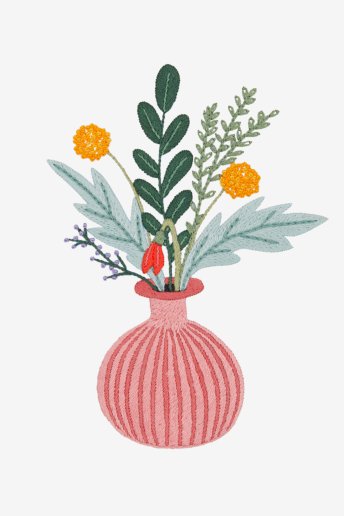 Foraged Bouquet - Embroidery Pattern