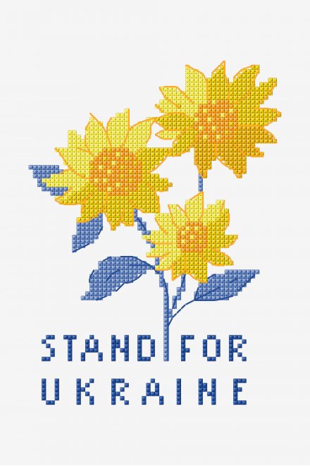 Stand for Ukraine - pattern
