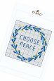 Choisissez la paix - Motif point de croix thumbnail