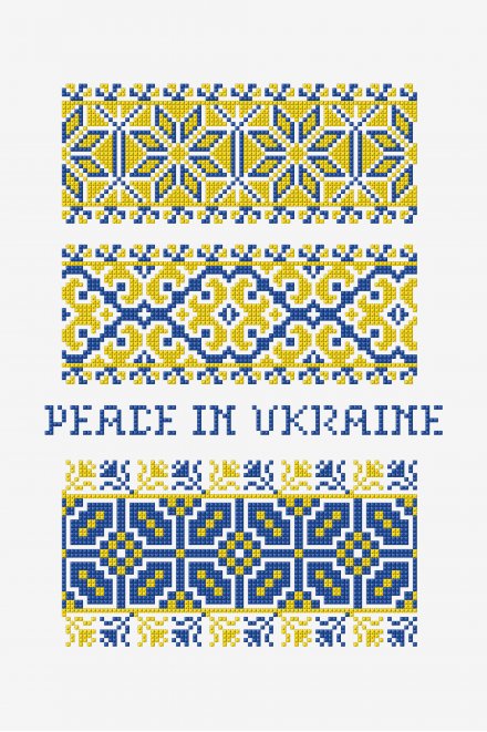Call for peace with a Thérèse de Dillmont design - pattern