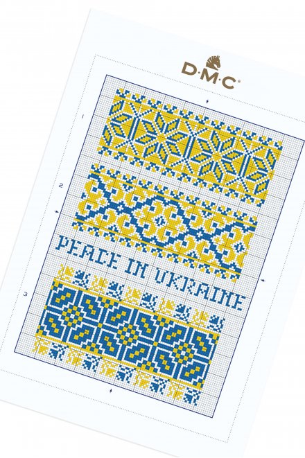 Aufruf zum Frieden Design von Thérèse de Dillmont - Zählvorlage