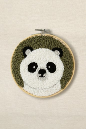 Kit Punch Needle - Patricio el Panda - Gift of stitch